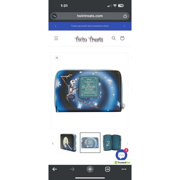 Loungefly Nightmare Before Christmas Wallet NEW - Picture 6 of 6